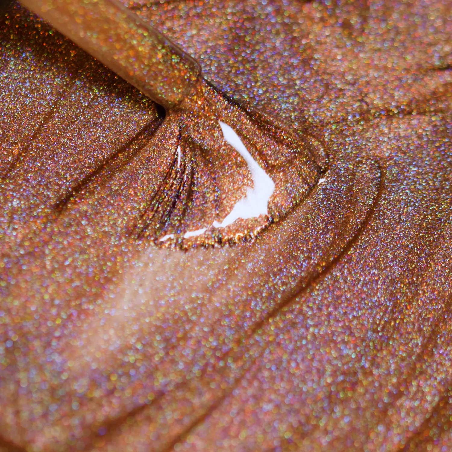 ILNP Sundazed Barefoot nagellack holografisk beige