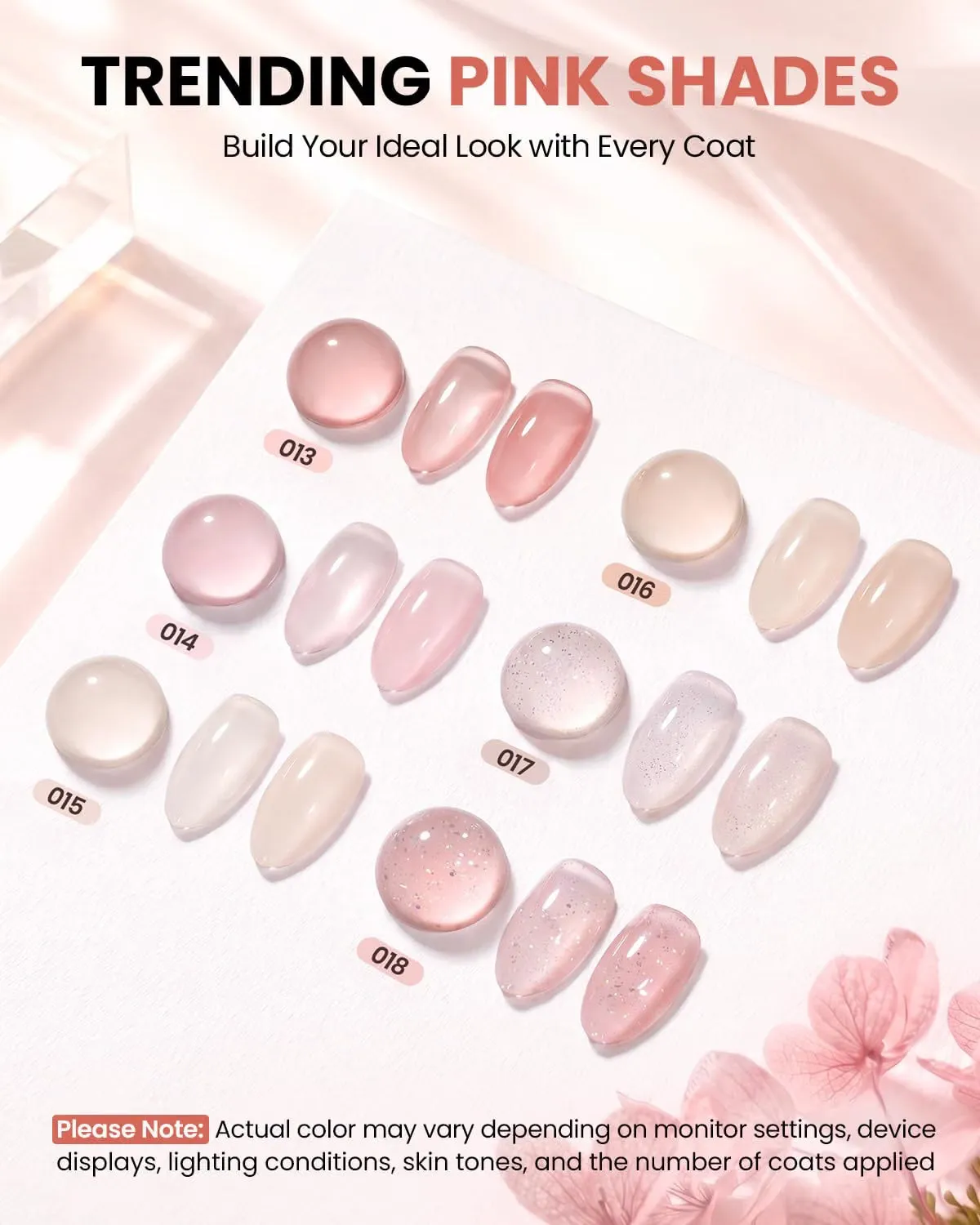 Makartt Hema-free Rubber Builder Base Gel Glitter Nude