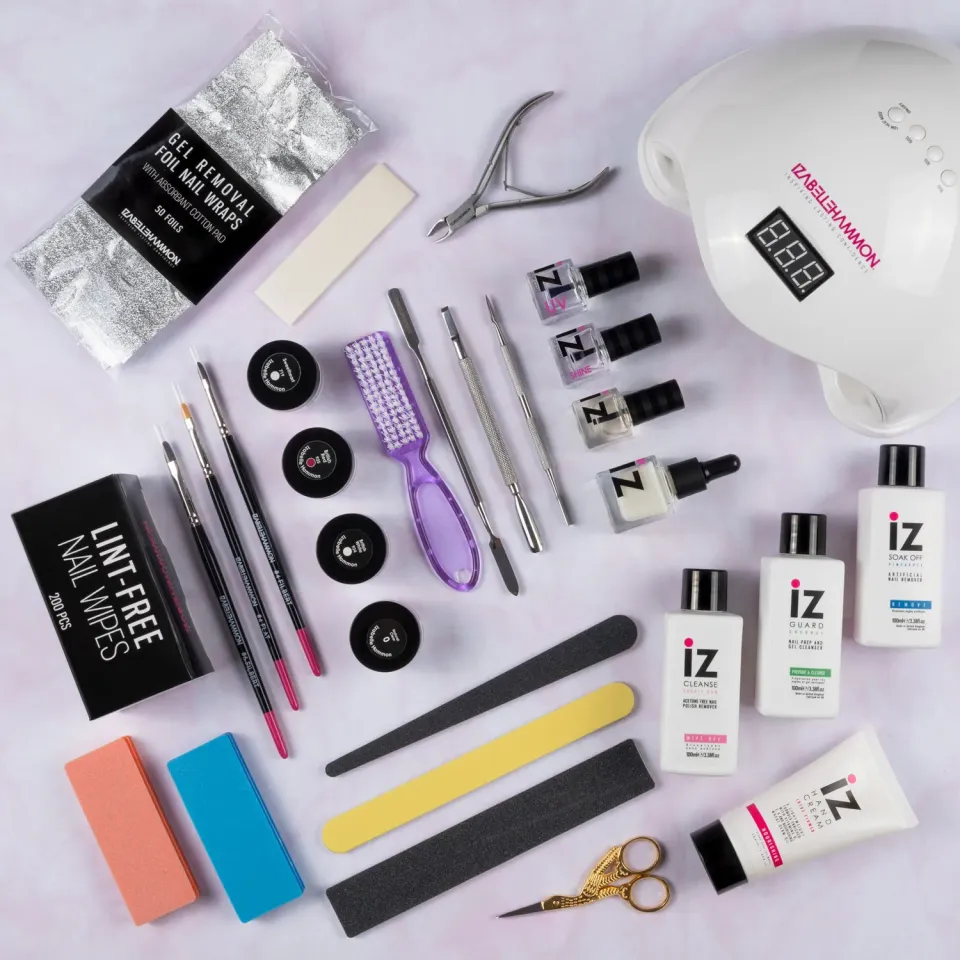 Iz Beauty CALGEL Silver Pro utbildningspaket 35 delar