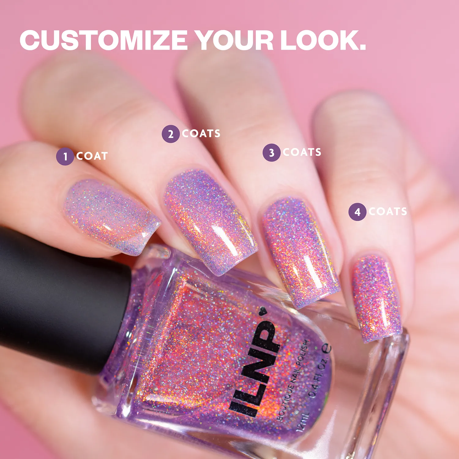 ILNP Fairy Dust nagellack lila jelly orange skimmer