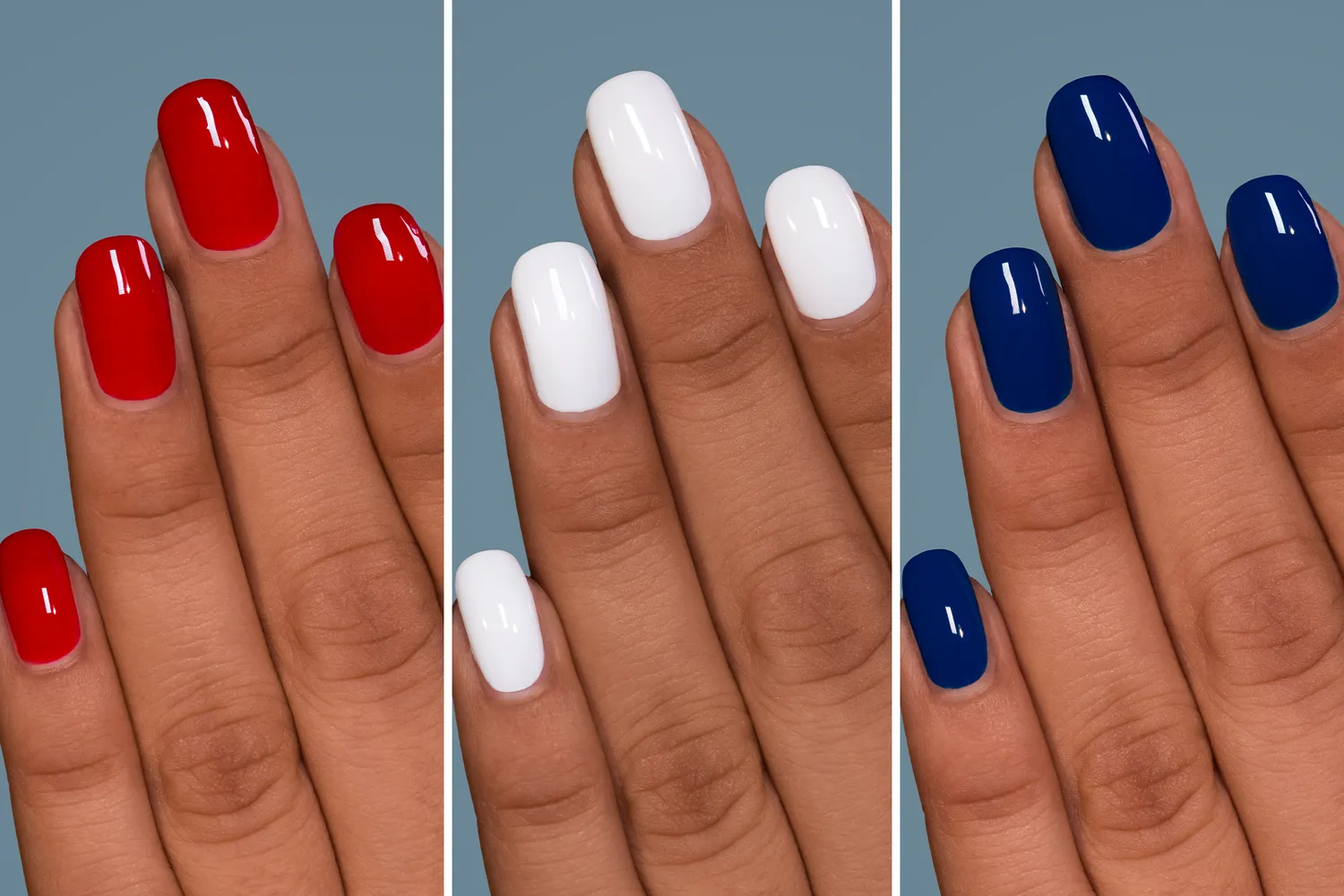 ILNP Stars and Stripes nagellacksset 3-pack kräm