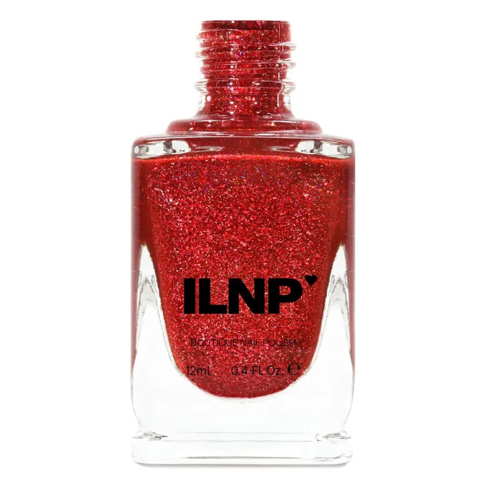 ILNP Cherry Luxe nagellack röd metallic