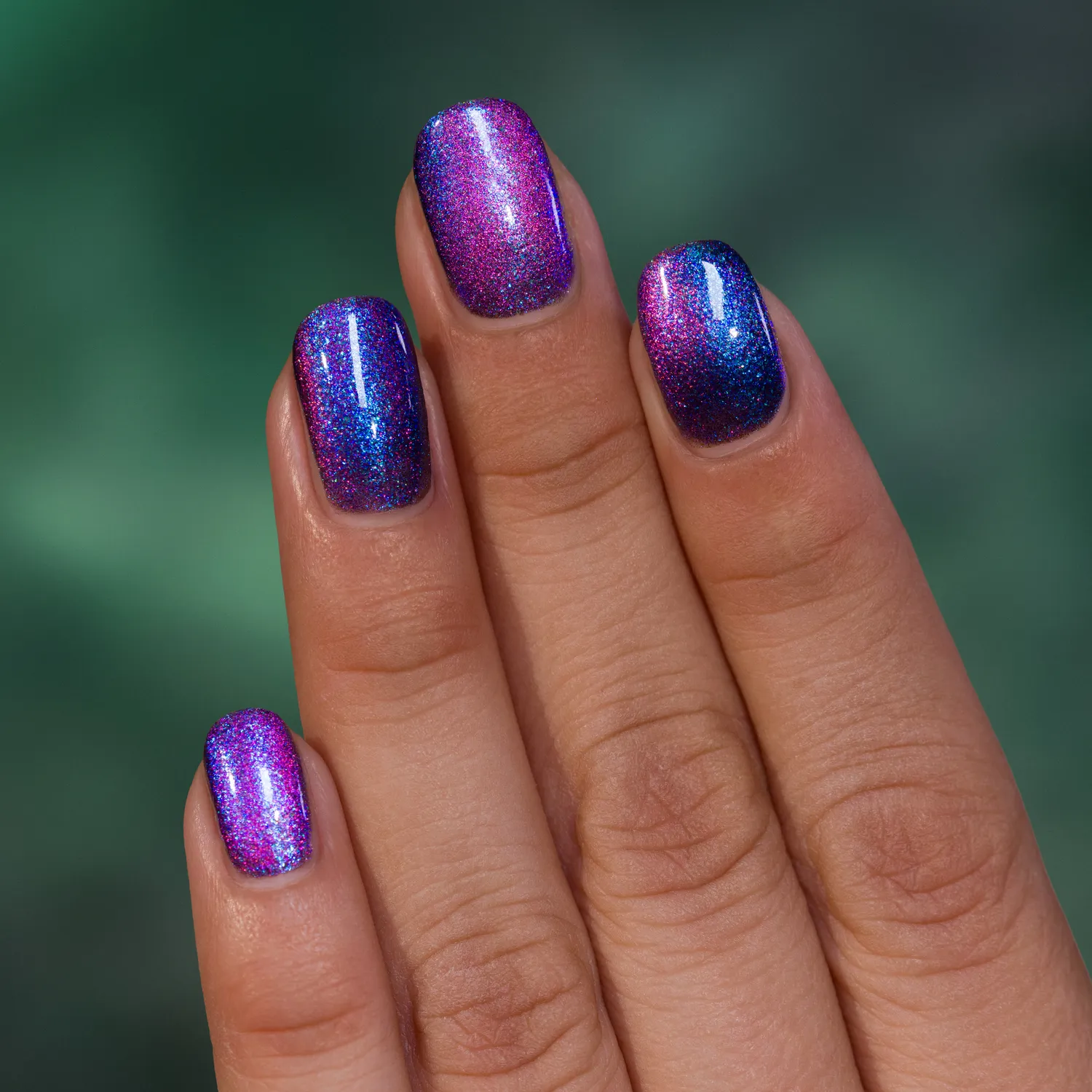 ILNP Twisted Mood Ring nagellack blå magnetisk cat eye
