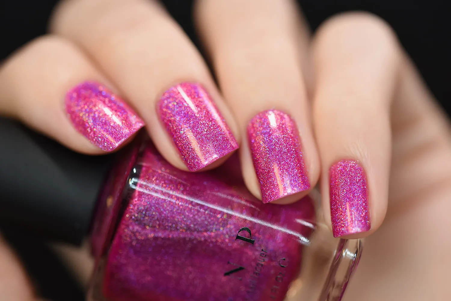 ILNP Paige nagellack holografisk bärrosa