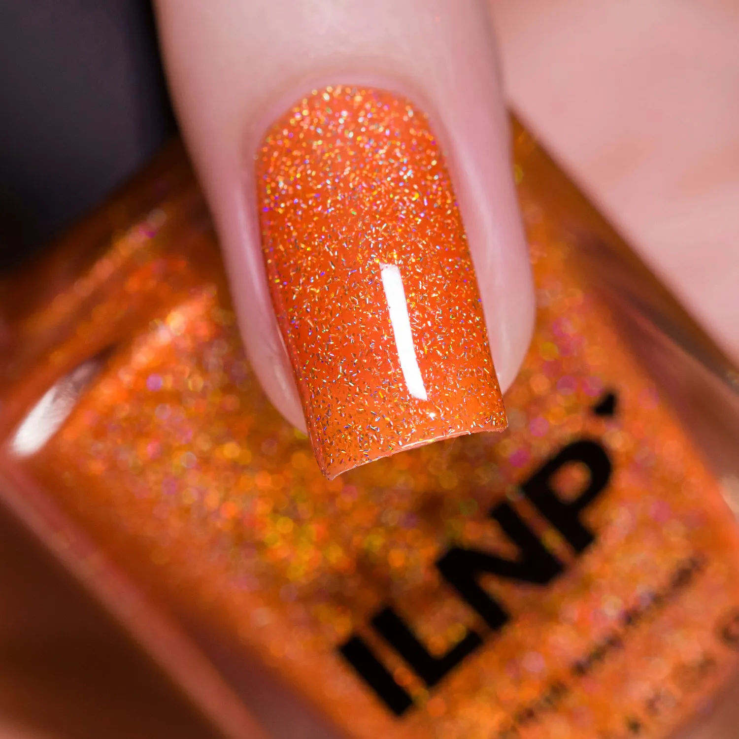 ILNP Splashed Euphoria nagellack orange jelly