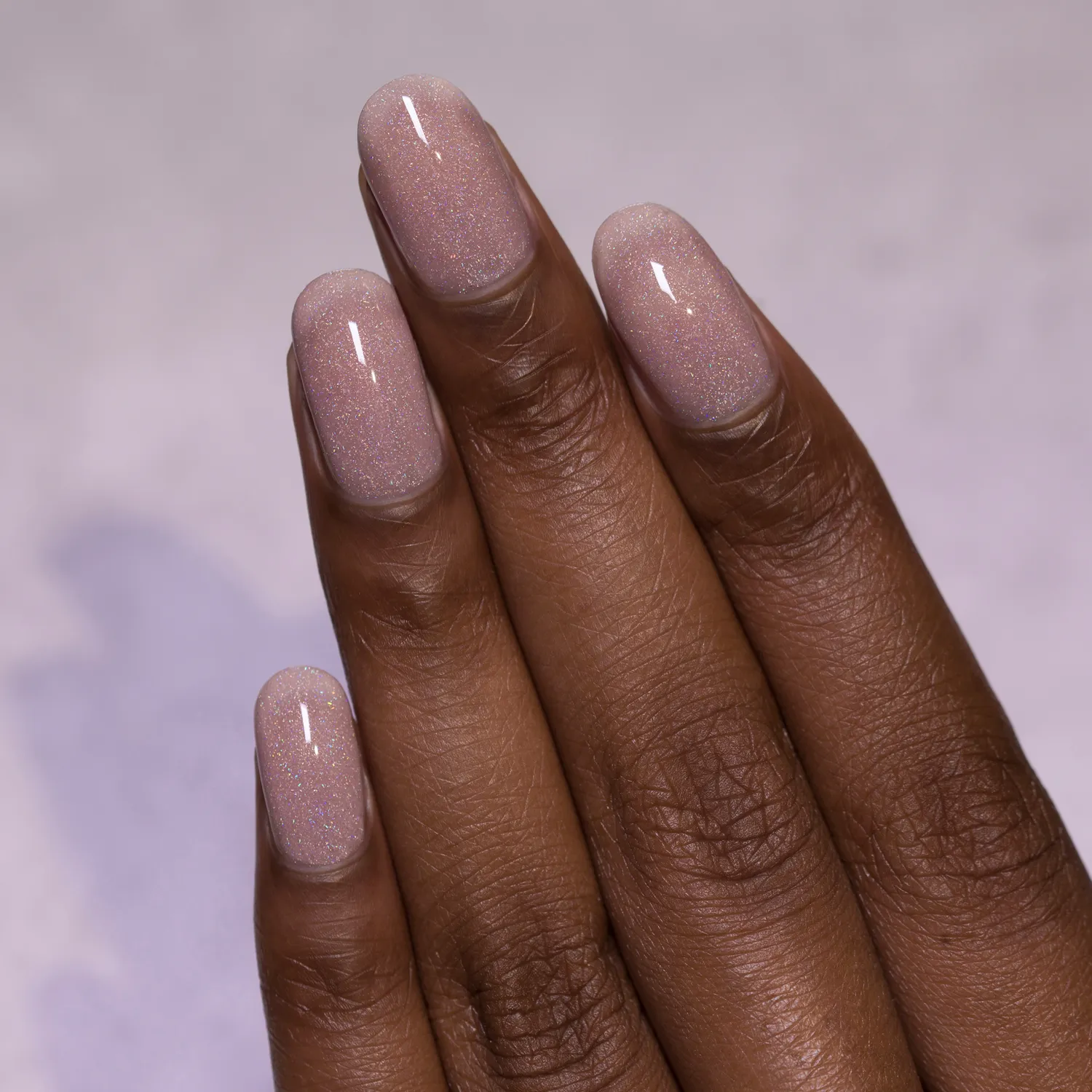 ILNP Chleo nagellack holografisk ljusrosa