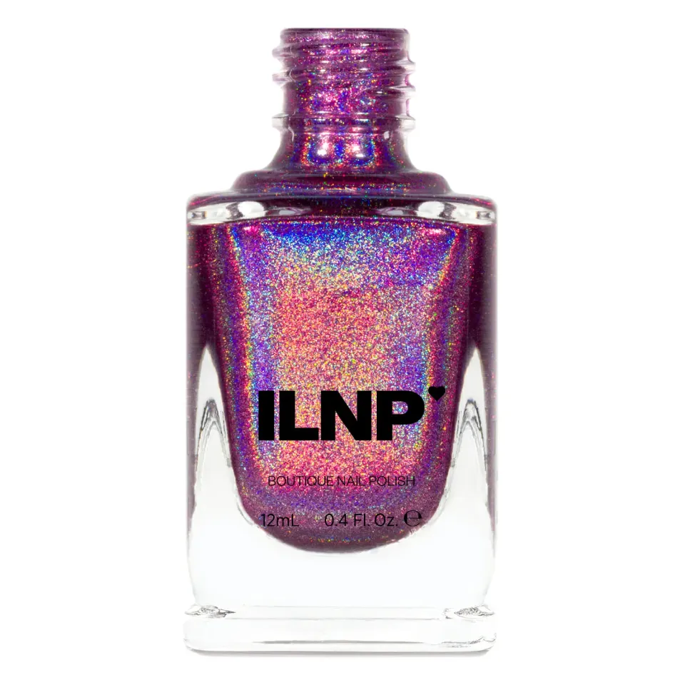 ILNP Kings & Queens nagellack bordeaux ultra holo
