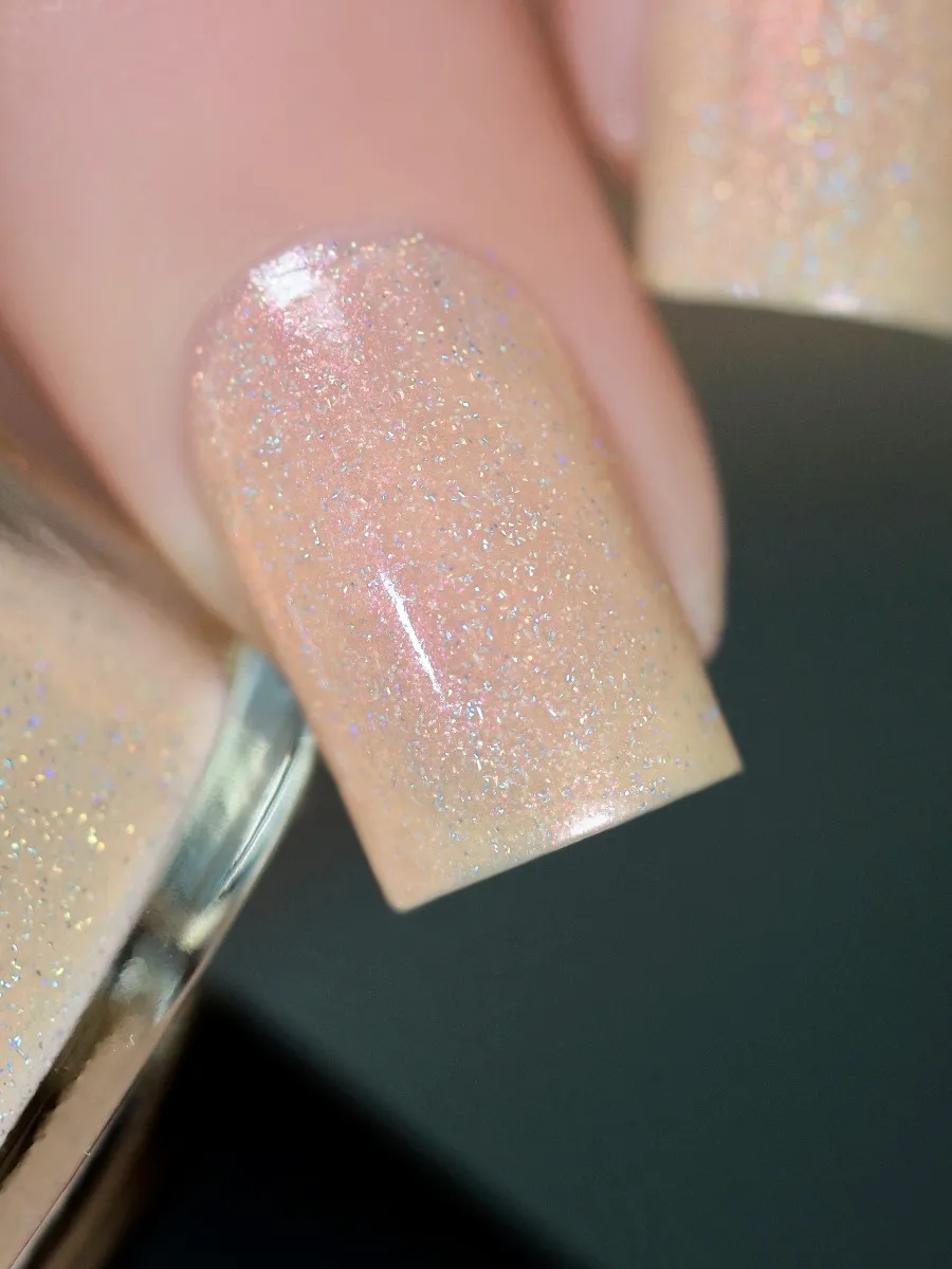 ILNP Secret Society nagellack holografiskt beige