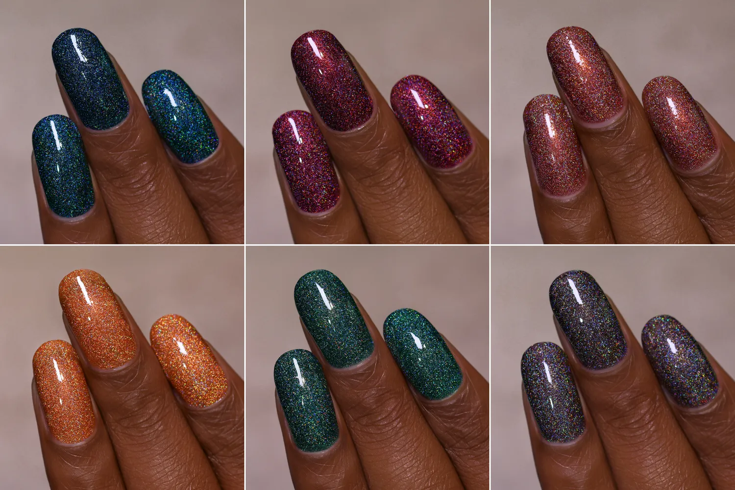 ILNP Manhattan Collection nagellack 6-pack holo