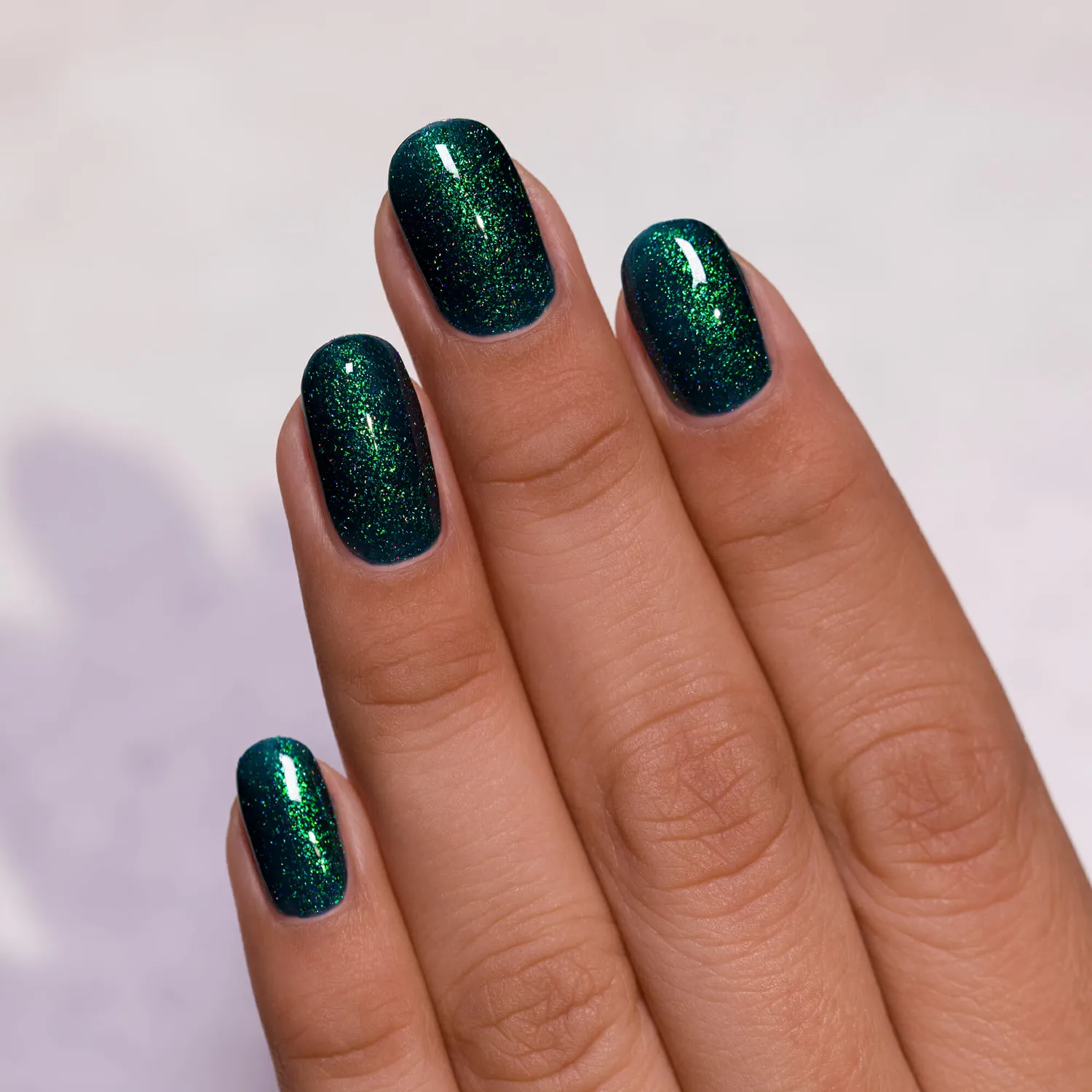ILNP Riddle Me This holografiskt nagellack blå