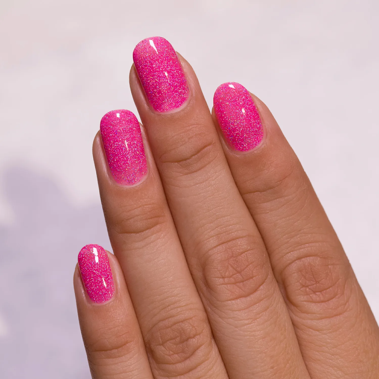 ILNP Misbehaving nagellack neonrosa holo jelly