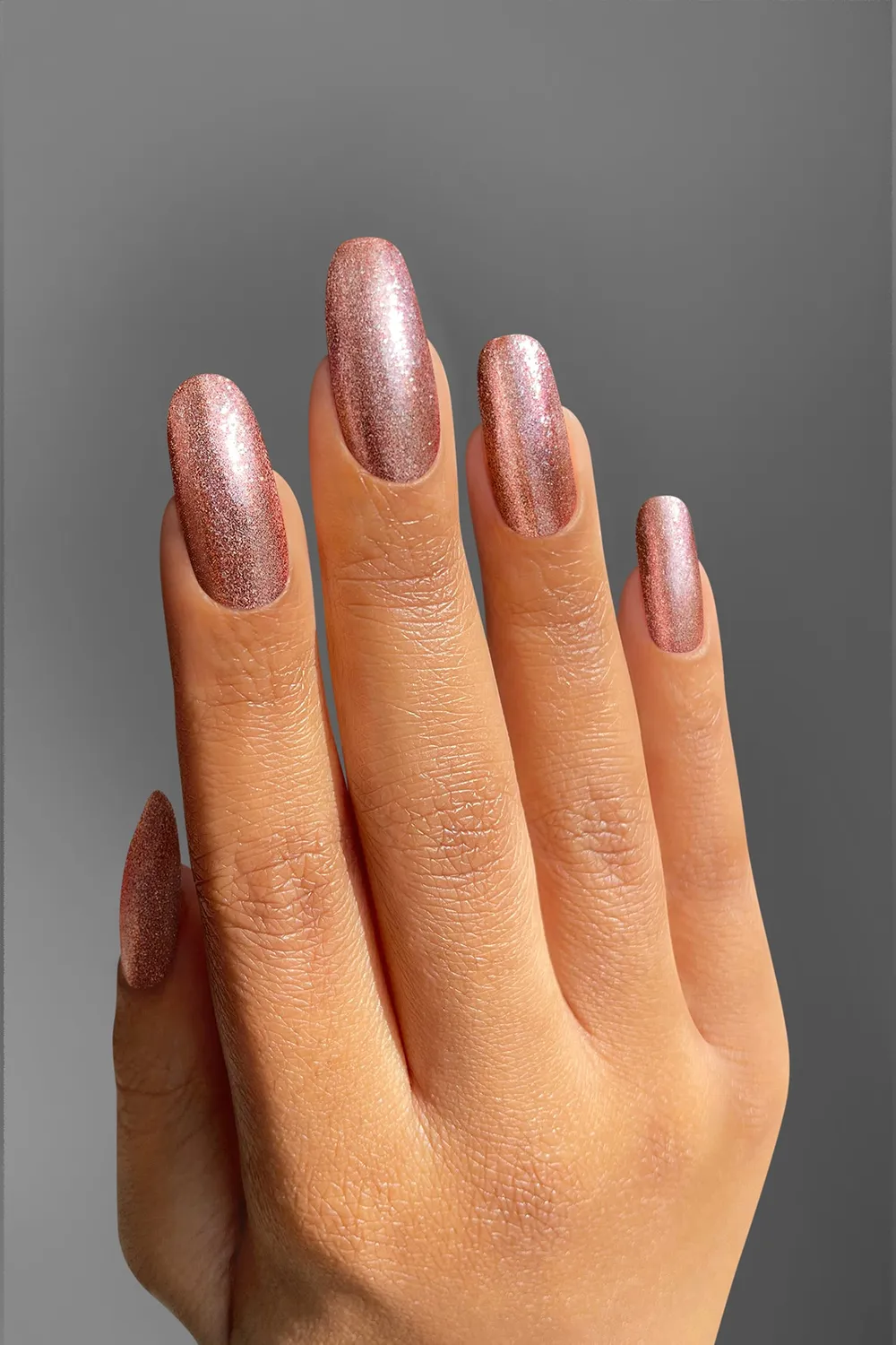 Cirque Colors Halcyon nagellack metalliskt roséguld