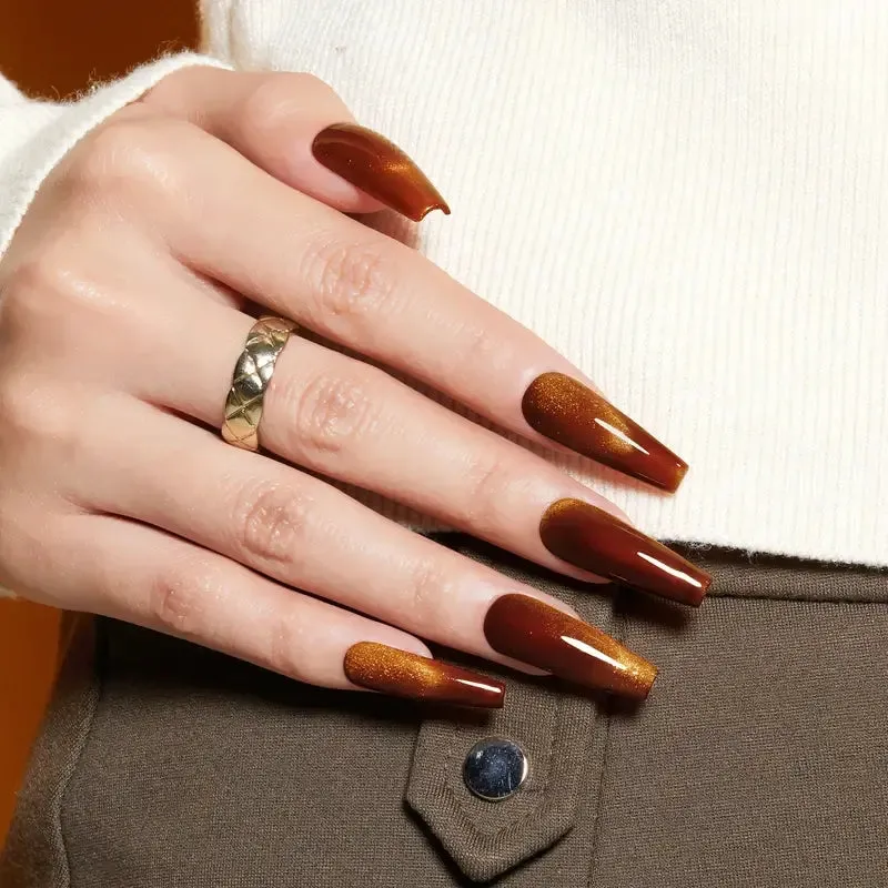 modelones No Deal cat eye gellack brun 15 ml