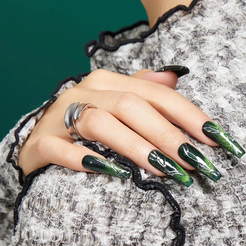 Modelones Inspire Gel Emerald Forest gellack 15 ml smaragd cat eye