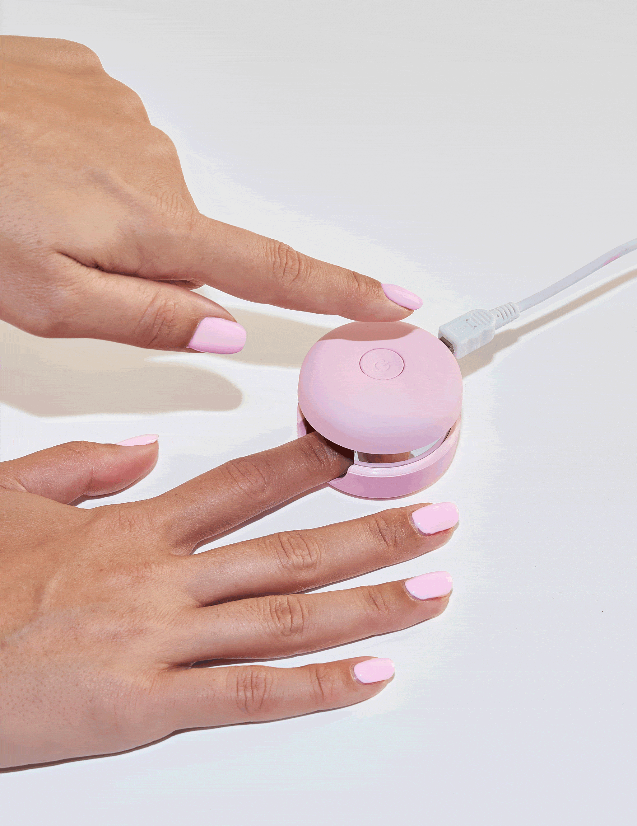 Le Mini Macaron Fairy Floss gelkit babyrosa 3-i-1