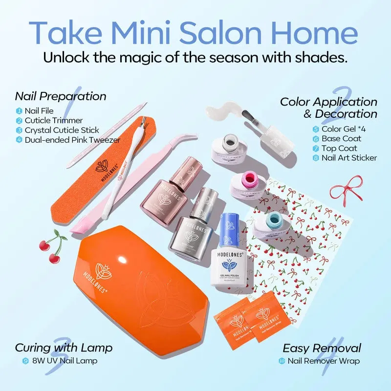 Modelones Coastal Afternoon gellackkit mini salon