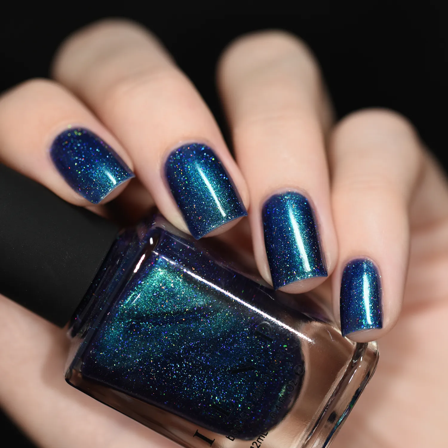ILNP Interstellar nagellack holografiskt marinblått