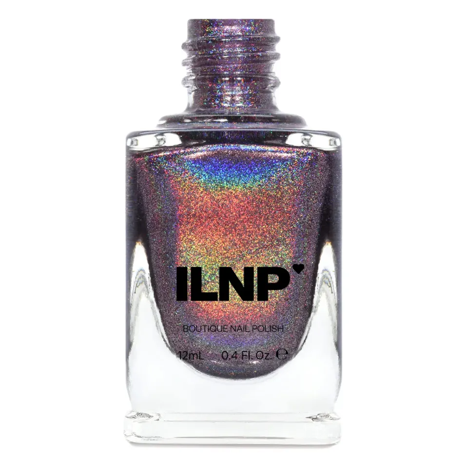 ILNP Ultra Holo Charmed nagellack plommon holografiskt