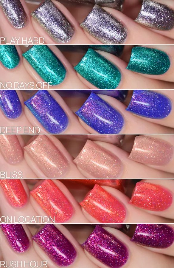 ILNP Summer Collection 2018 nagellack 6-pack sommarnyanser