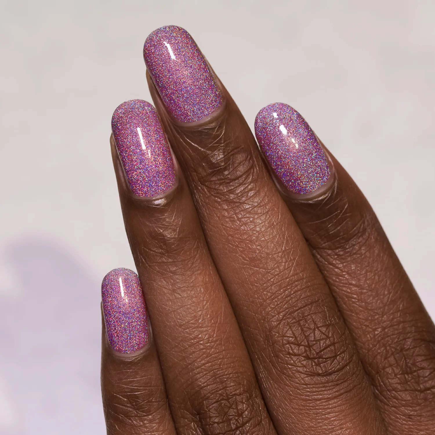 ILNP Dream Girl nagellack ljuslila stark holo