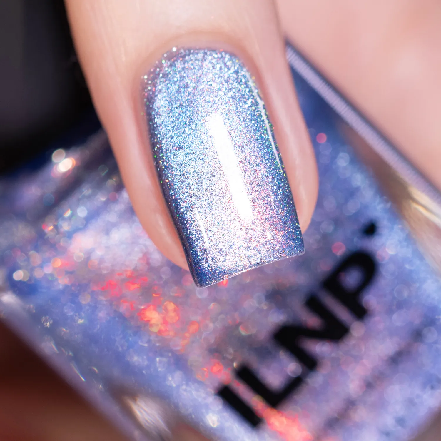 ILNP Electric Summer Skye nagellack ljusblå magnetisk