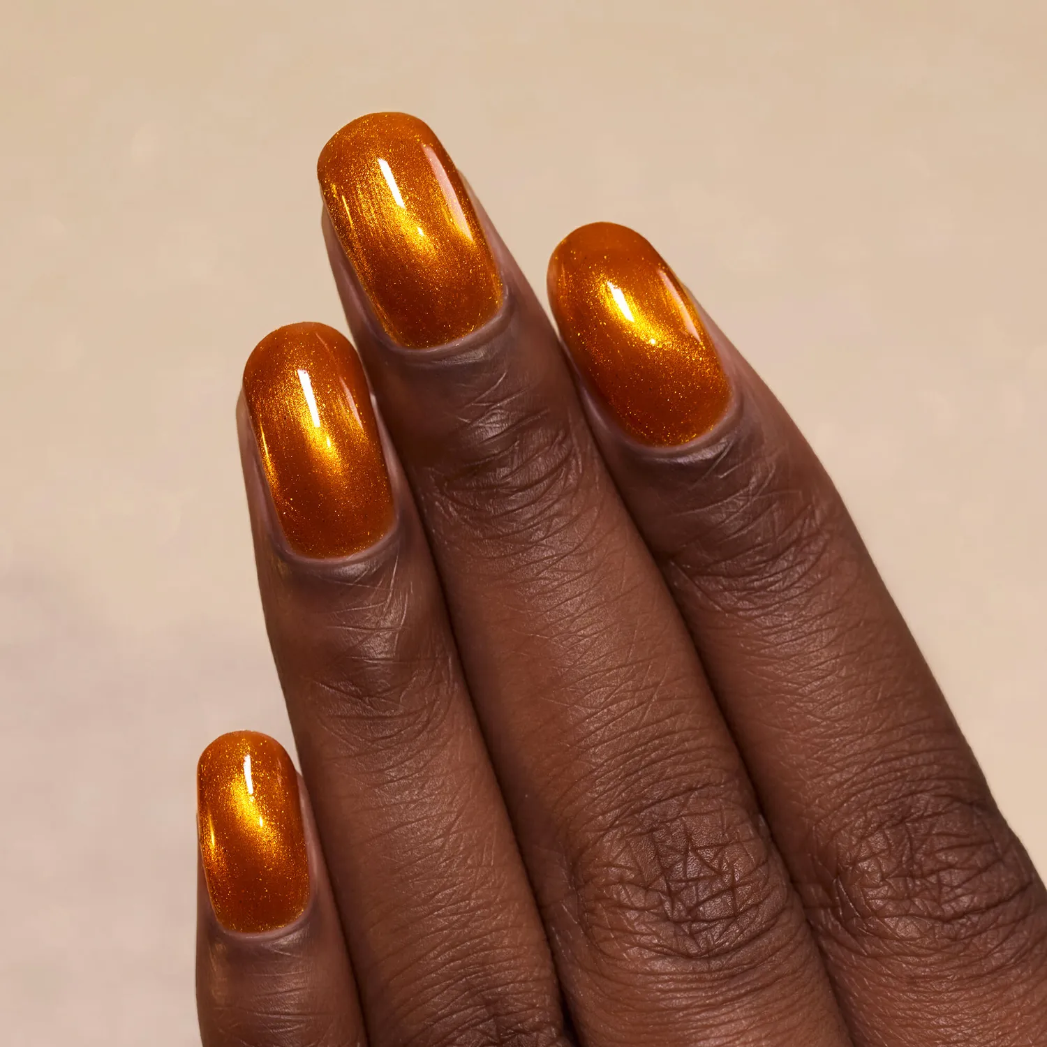 ILNP Golden Hour Amber nagellack magnetisk terrakotta
