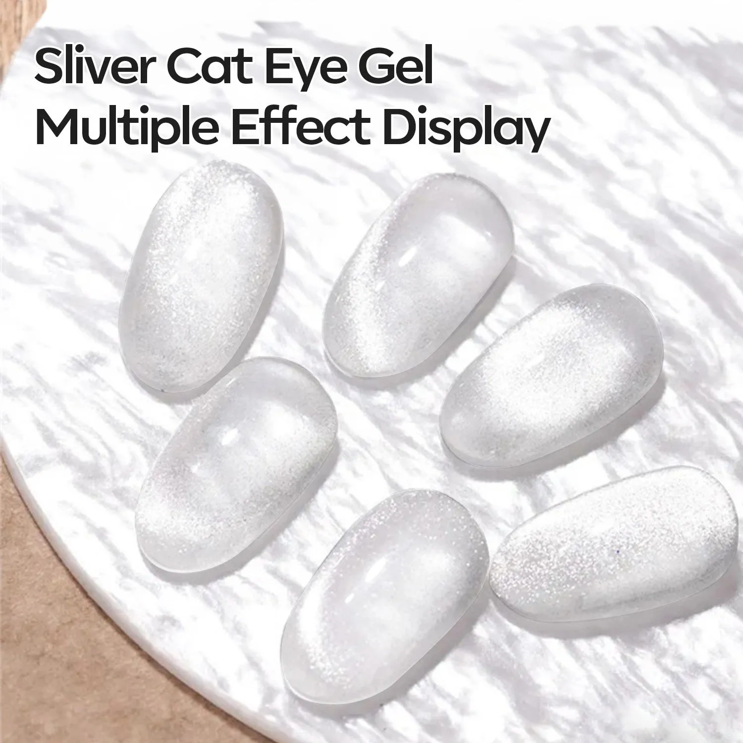 Modelones Inspire Gel Milky Dust gellack 15 ml grå cat eye