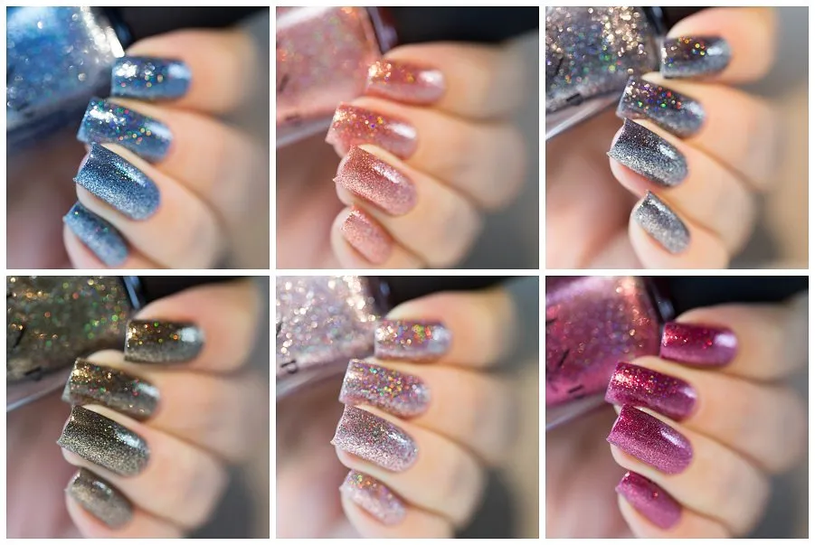 ILNP New Year's 2016 nagellack set 6-pack glitter