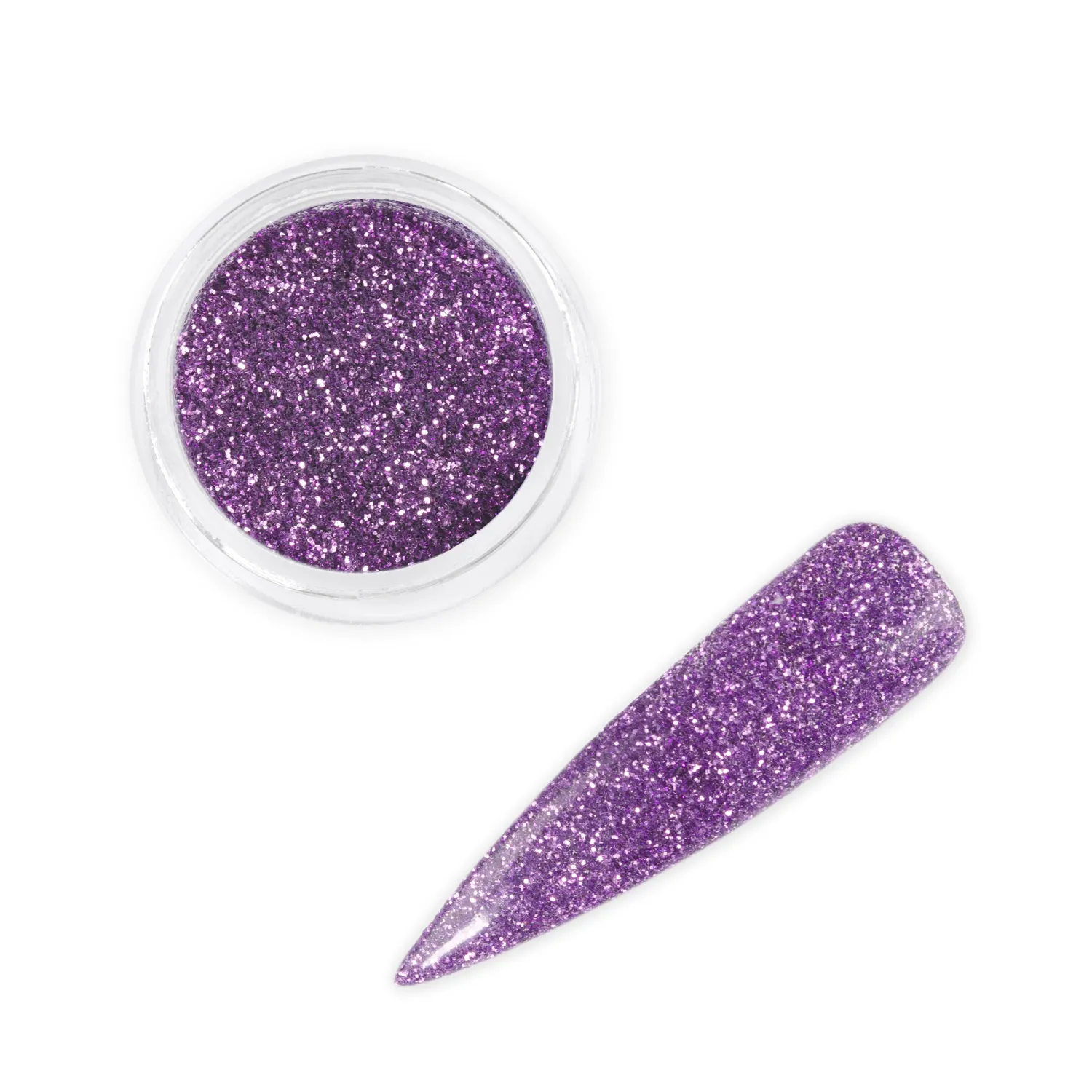 Iz Beauty Violet Rose nagelglitter 6 g lila medium