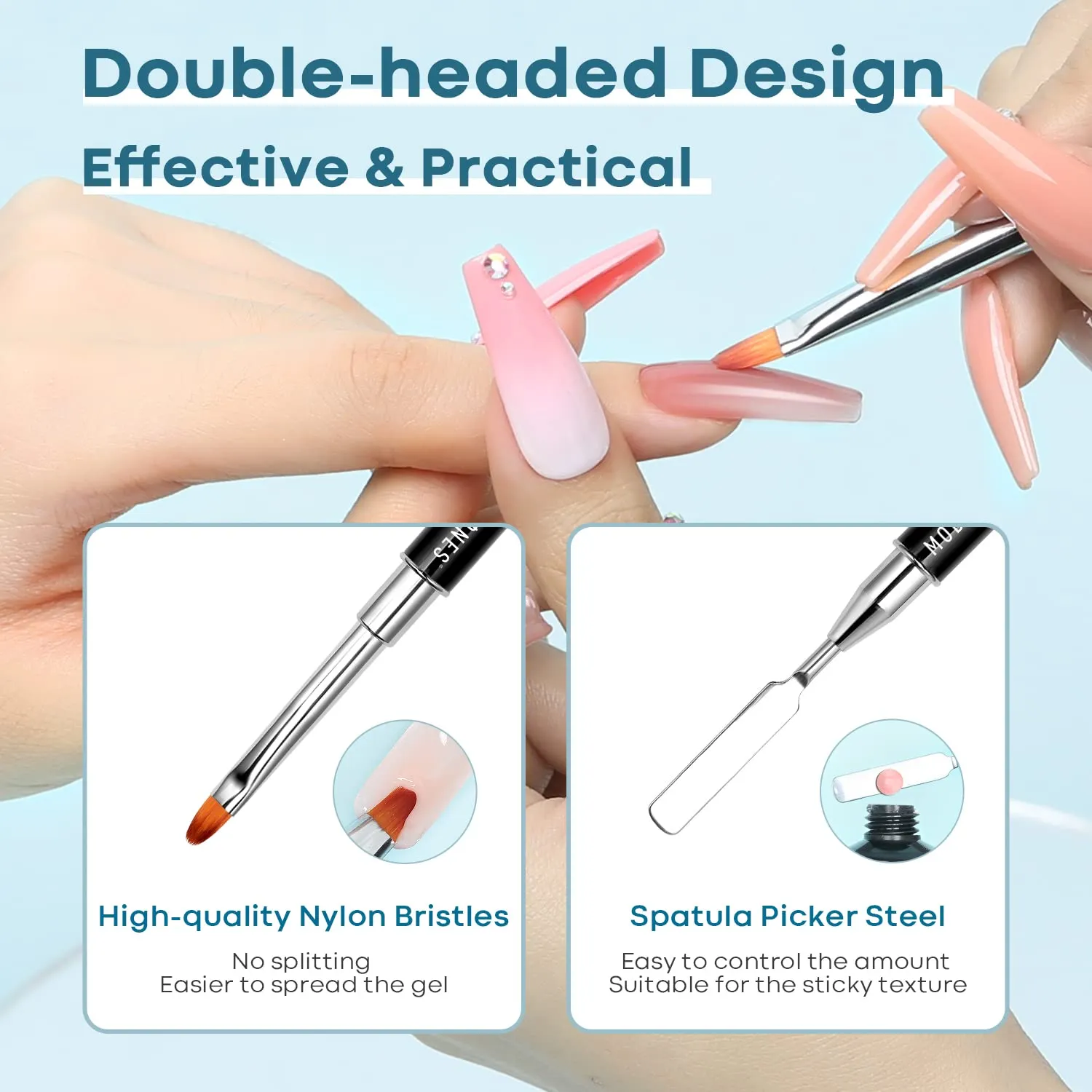 Modelones Slip Solution polygel vätska 120 ml med penselset
