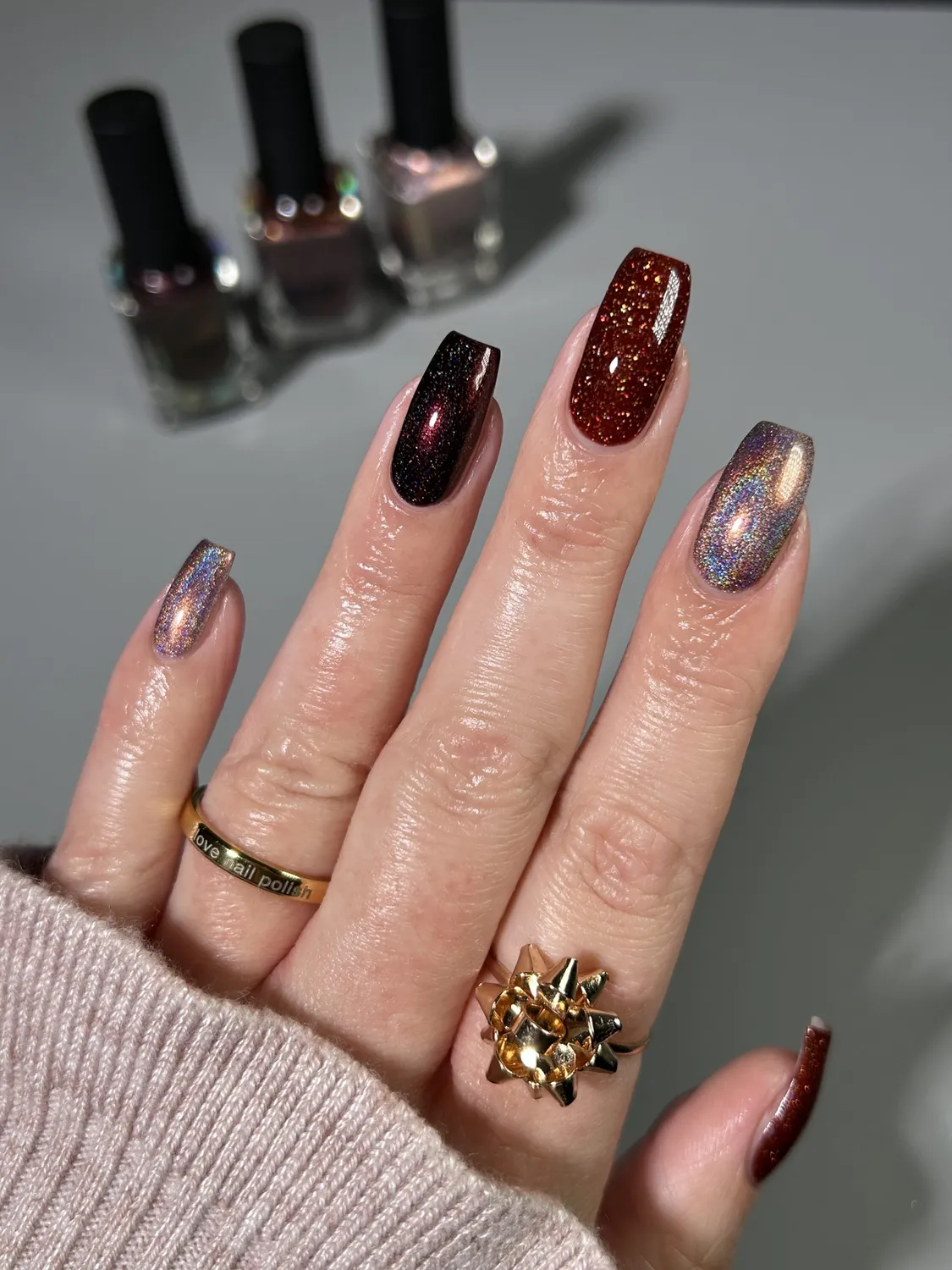 ILNP Warm Winter Bundle nagellackset 3-pack varm