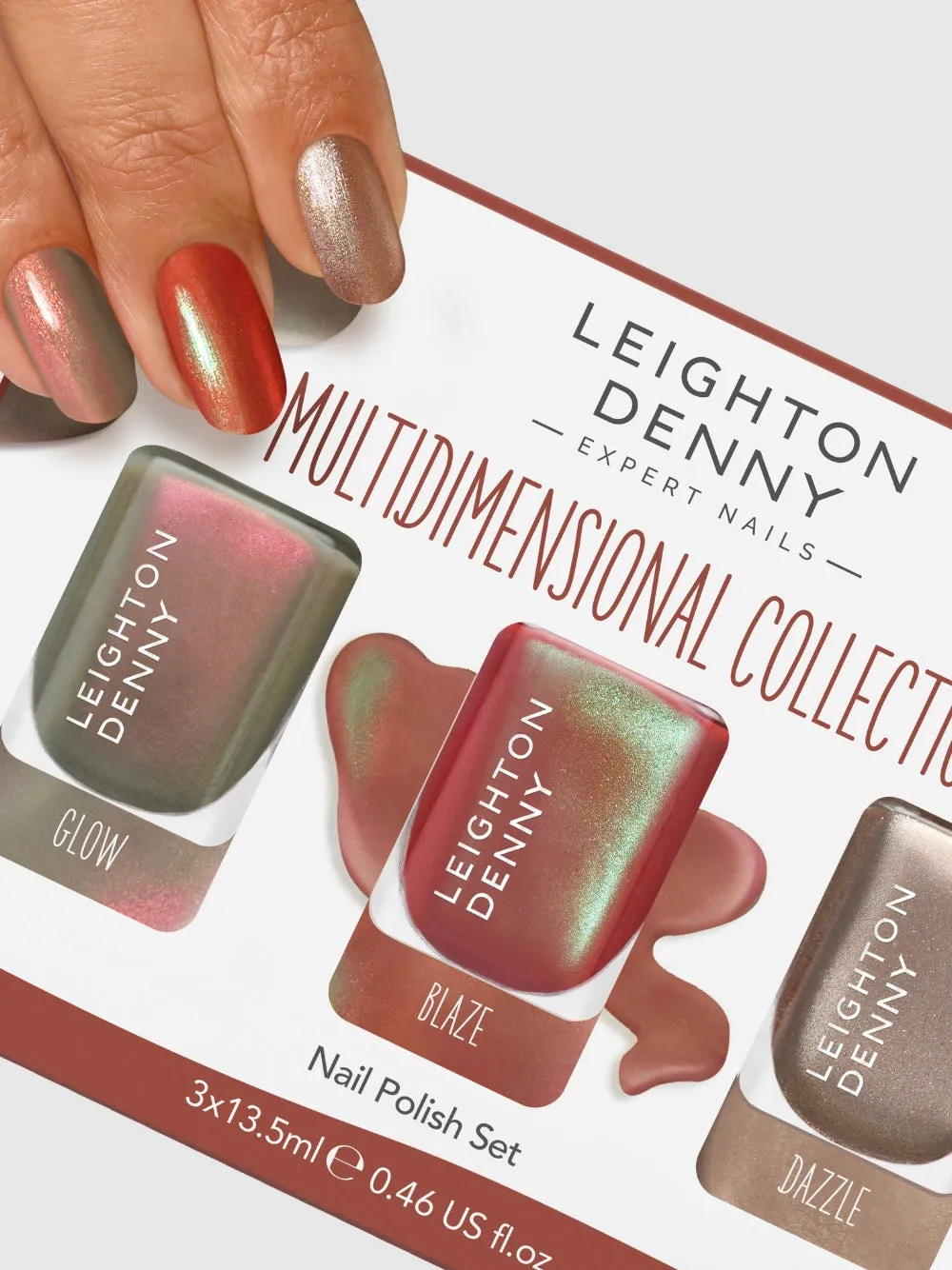 Leighton Denny Multidimensional nagellackset 3x13,5 ml