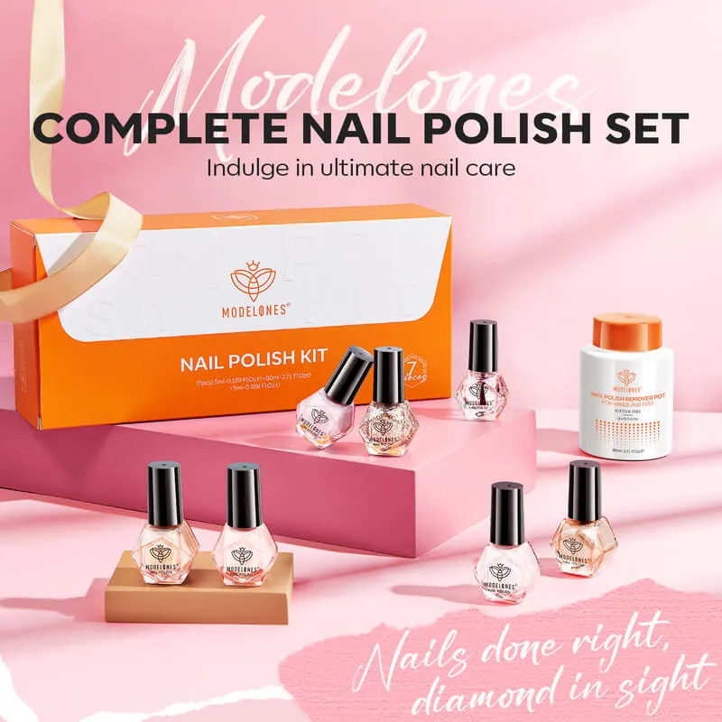 Modelones Rose Fairy nagellack 6-pack guldrosa skimmer