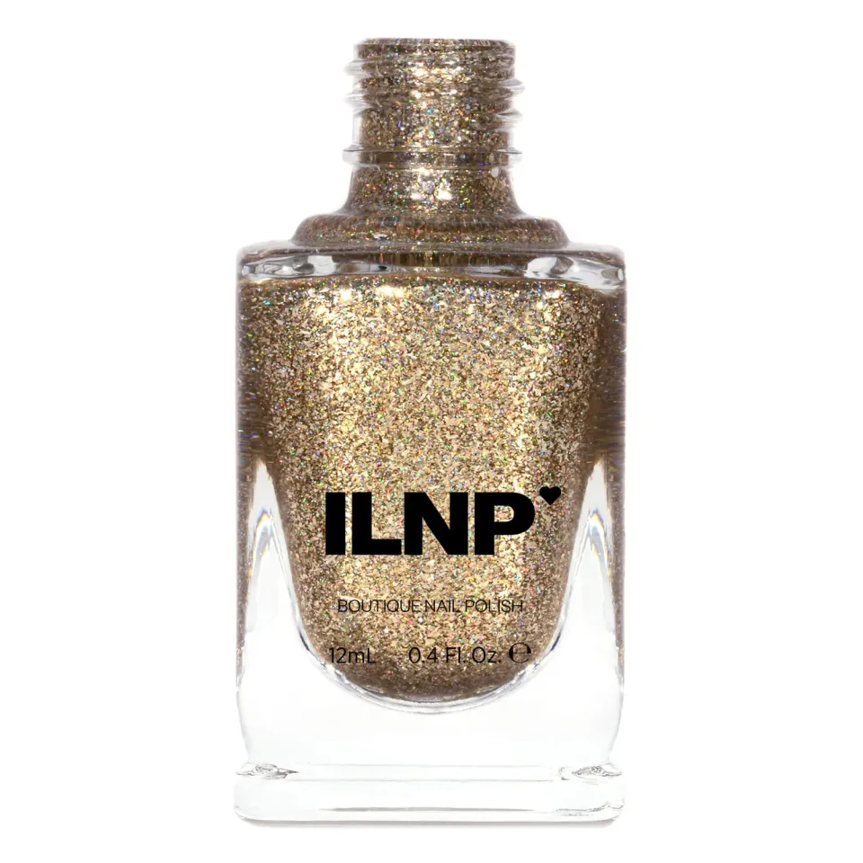 ILNP Pebble Path nagellack antique brass metallic