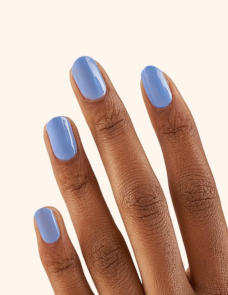 Le Mini Macaron Fleur Bleue nagellack blå snabbtorkande
