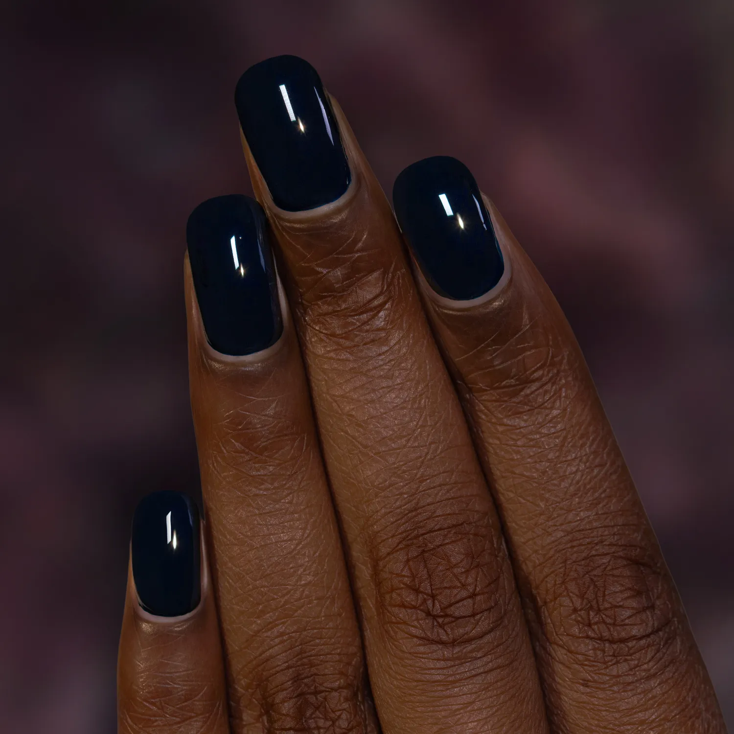 ILNP Midnight Ink nagellack mörkblå jelly