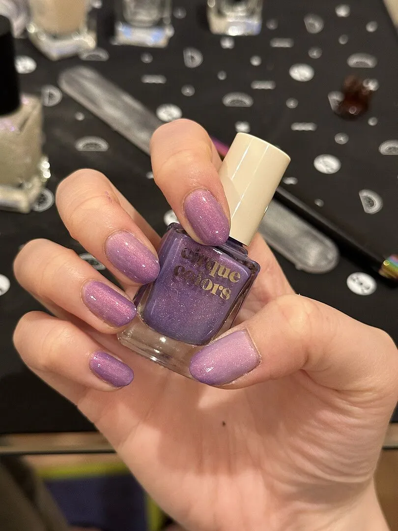 Cirque Colors Sol thermal nagellack lila-rosa