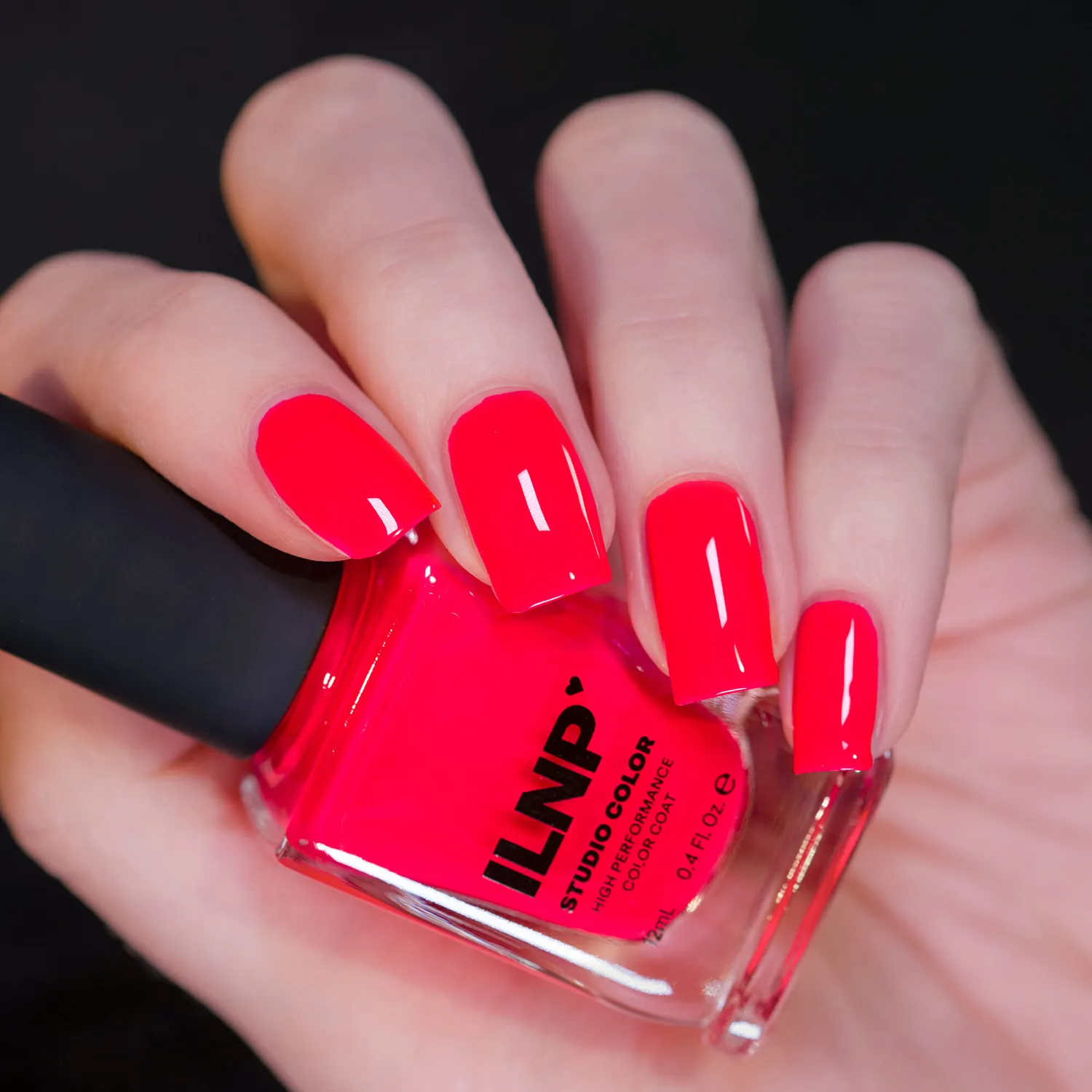 ILNP Arcade Vaporwave nagellack korall fuchsia kräm