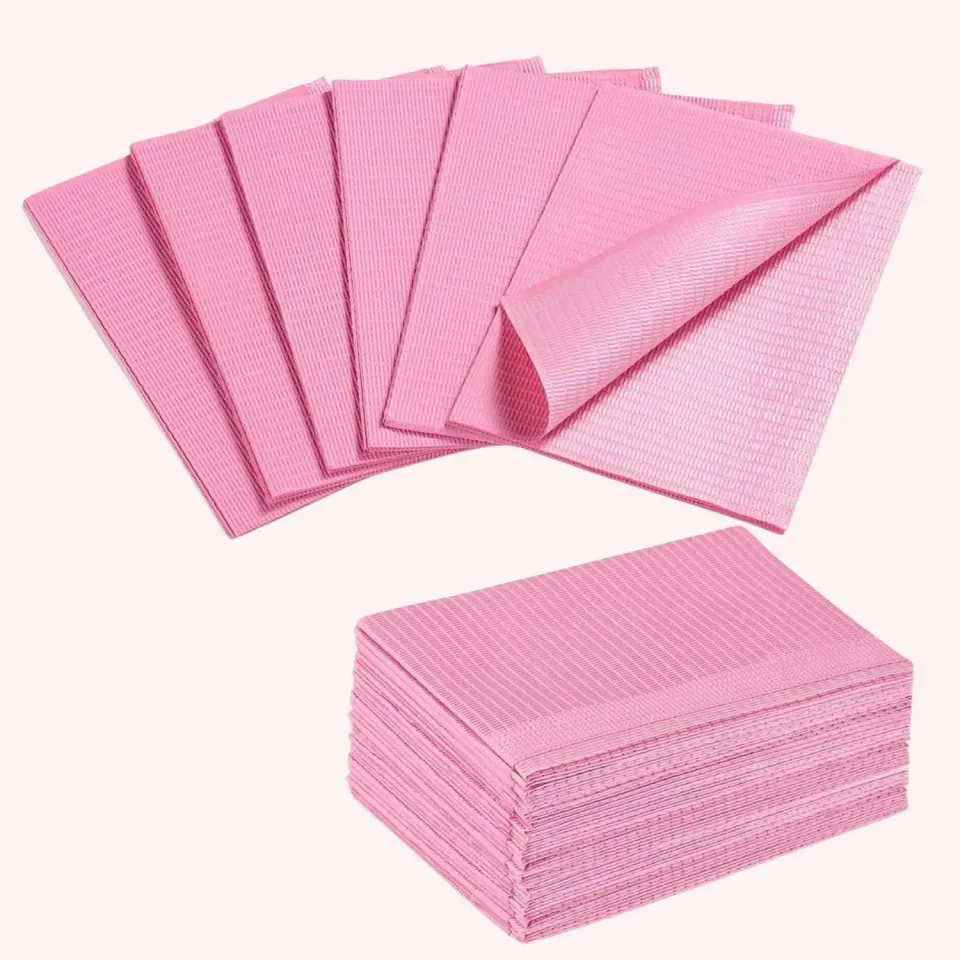 Makartt Disposable Nail Mats nagelunderlägg rosa 50-pack