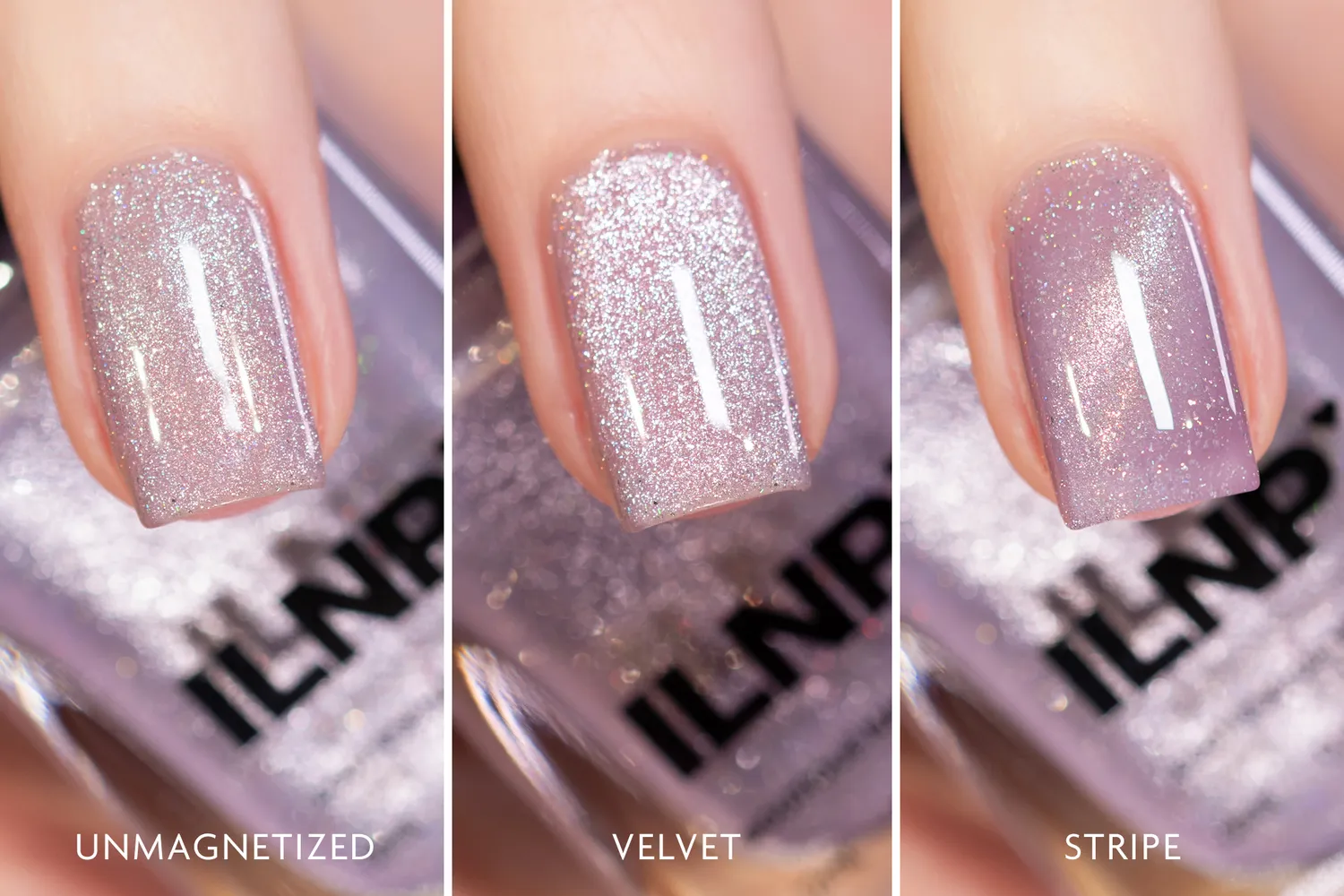 ILNP Velvet Lily nagellack magnetiskt lila