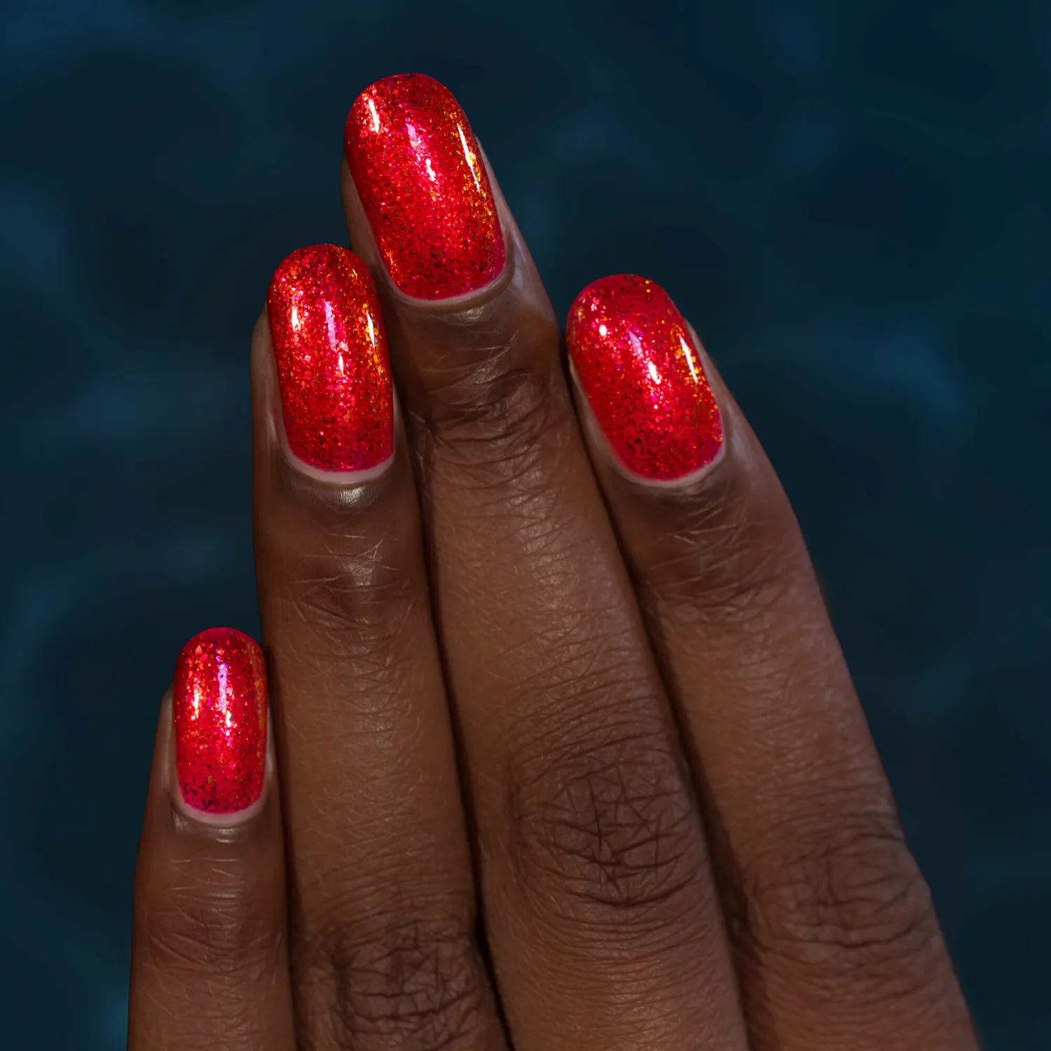ILNP Ariel nagellack korallrött shimmer