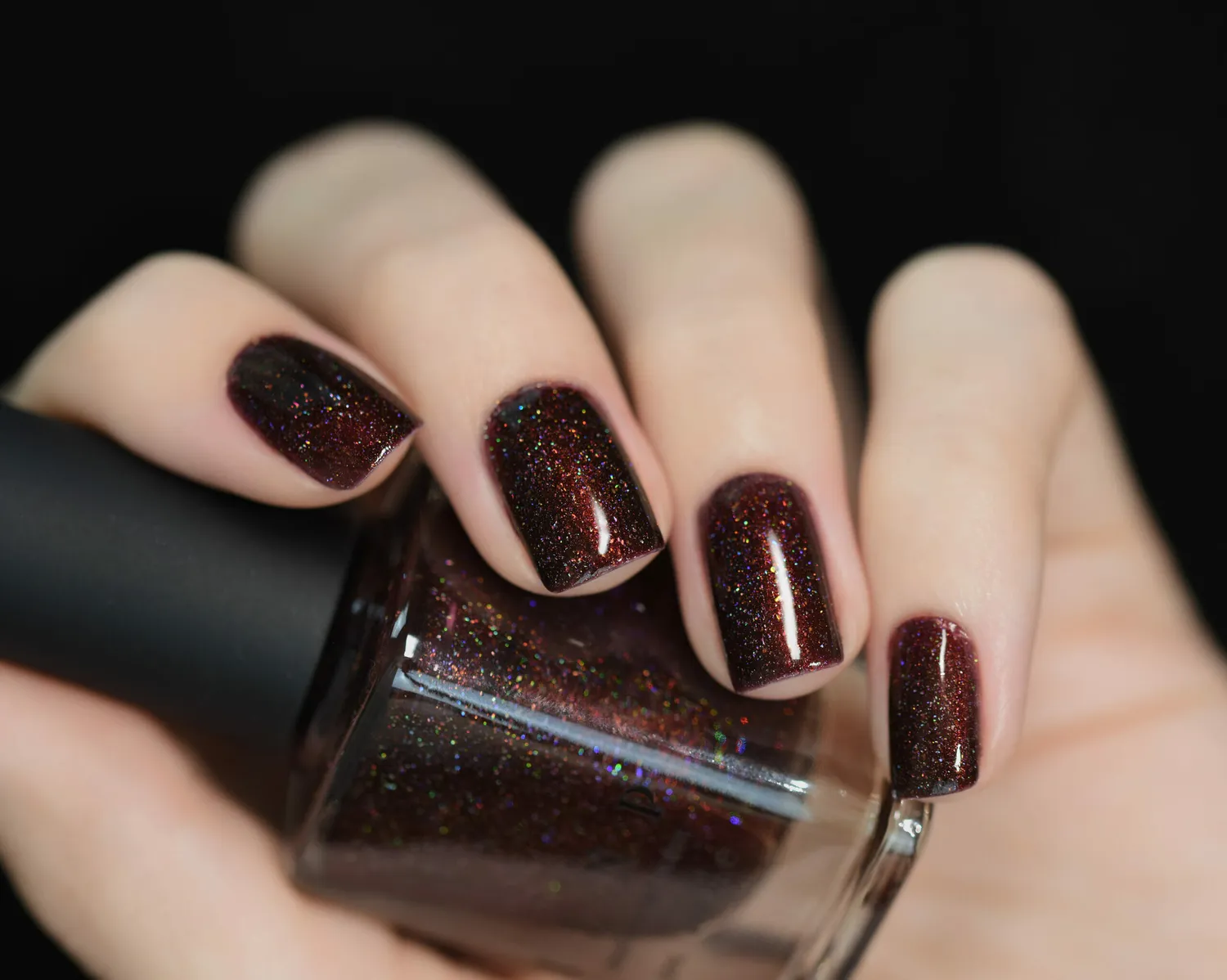ILNP Overnight Bag nagellack holografisk brun