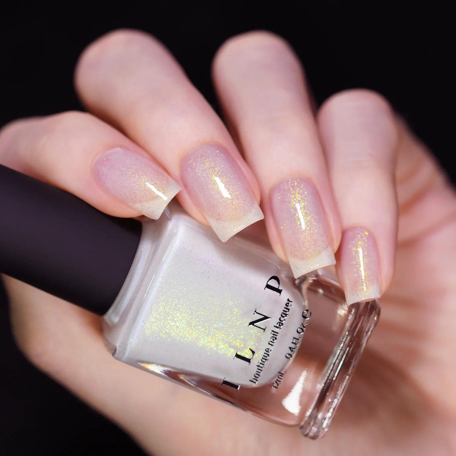 ILNP Tropics Pina Colada nagellack mjölkvit jelly