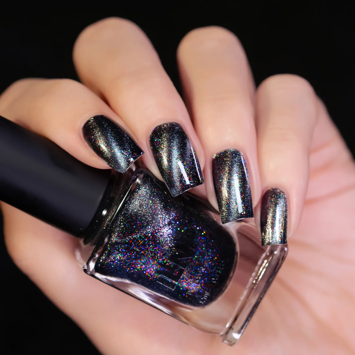 ILNP Overload nagellack magnetisk svart skimmer