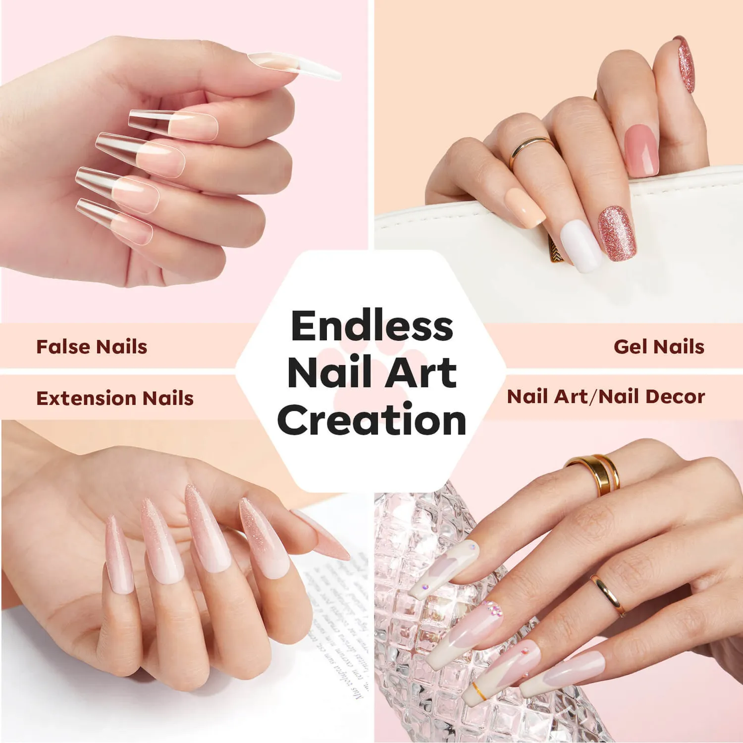 Modelones 48W UV Gooseneck LED-nagellampa gellack