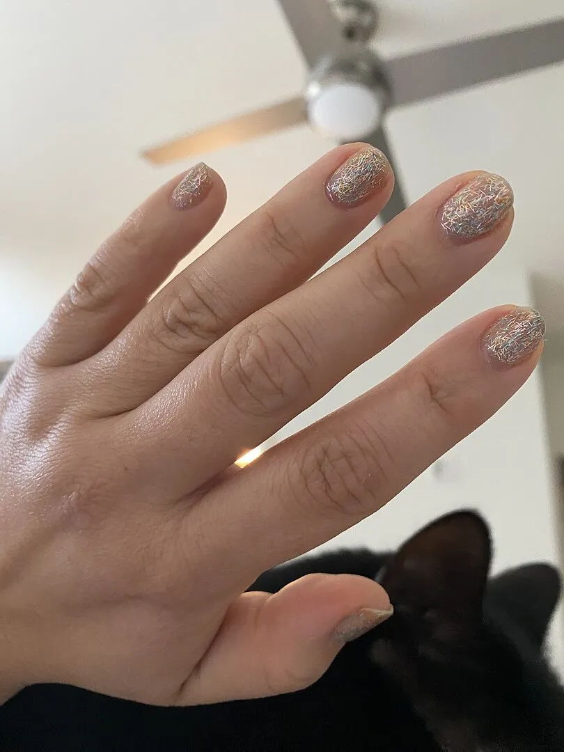 Cirque Colors Twinkle Tweed glitter topper holographic