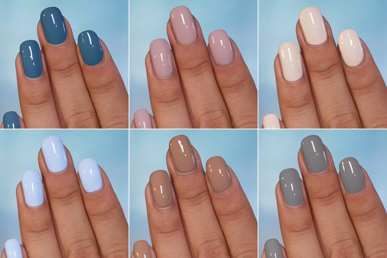ILNP Snow Day nagellackset 6-pack krämig vinter