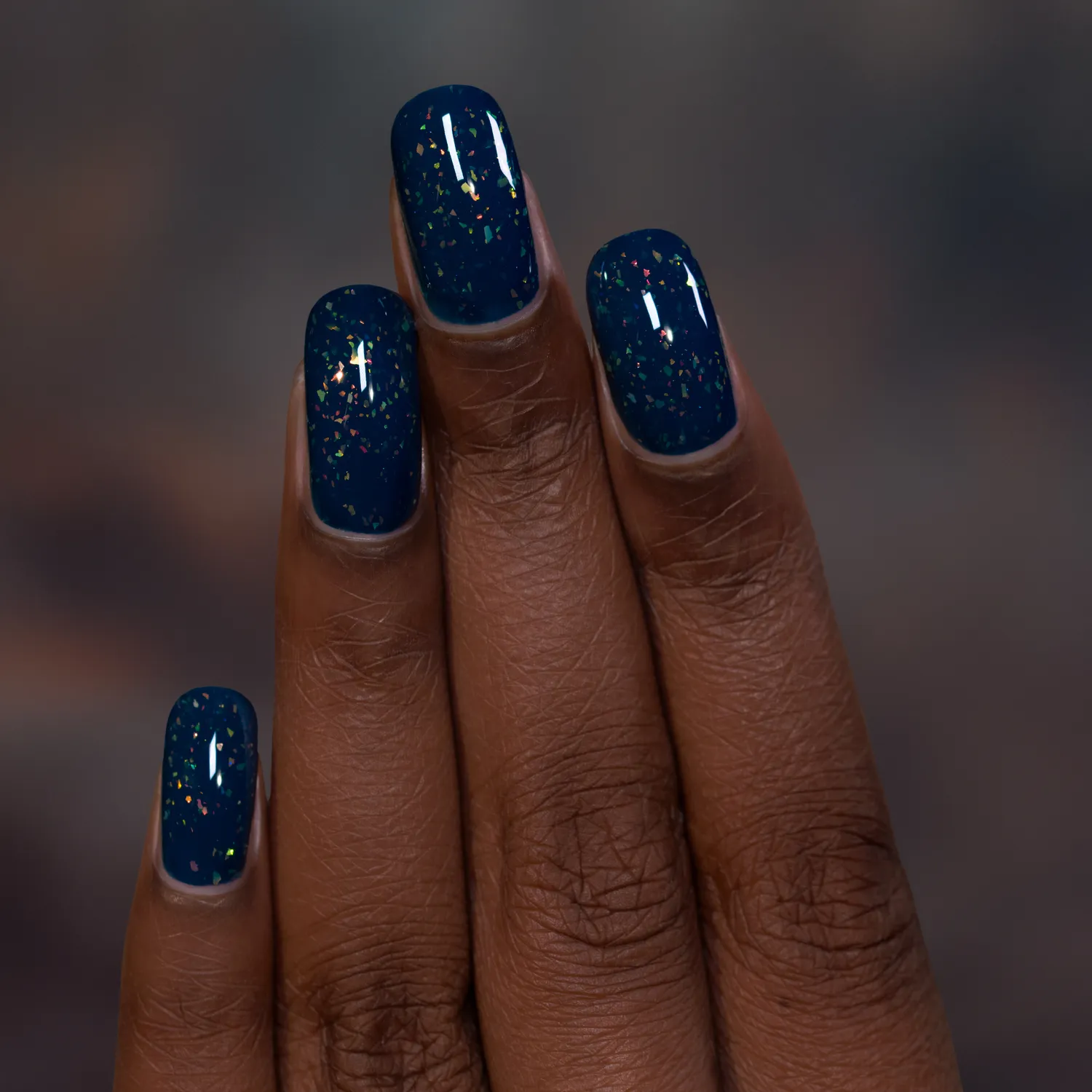 ILNP After The Rain Drizzle nagellack midnattsblå