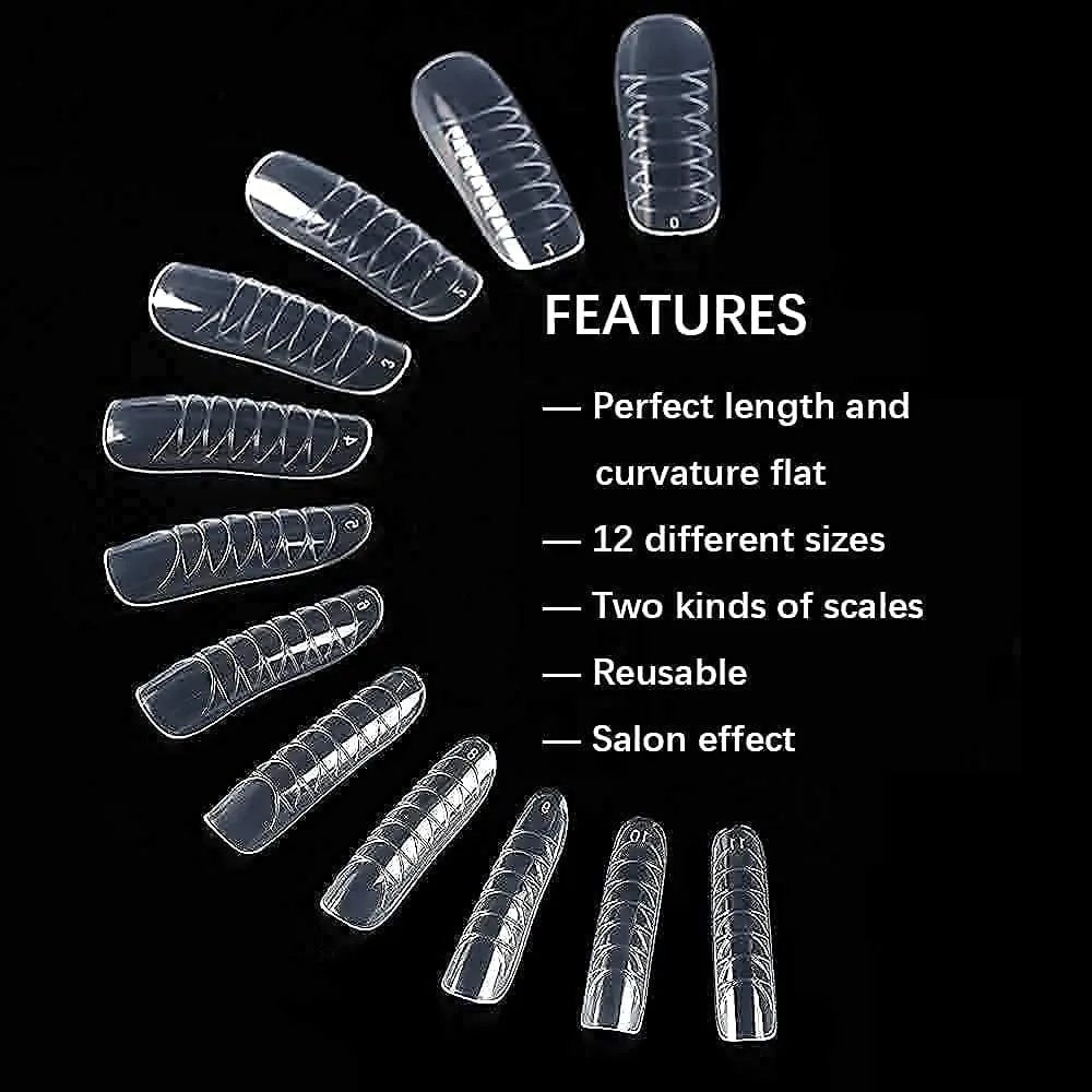 Modelones Dual Forms nageltippar 120-pack full cover
