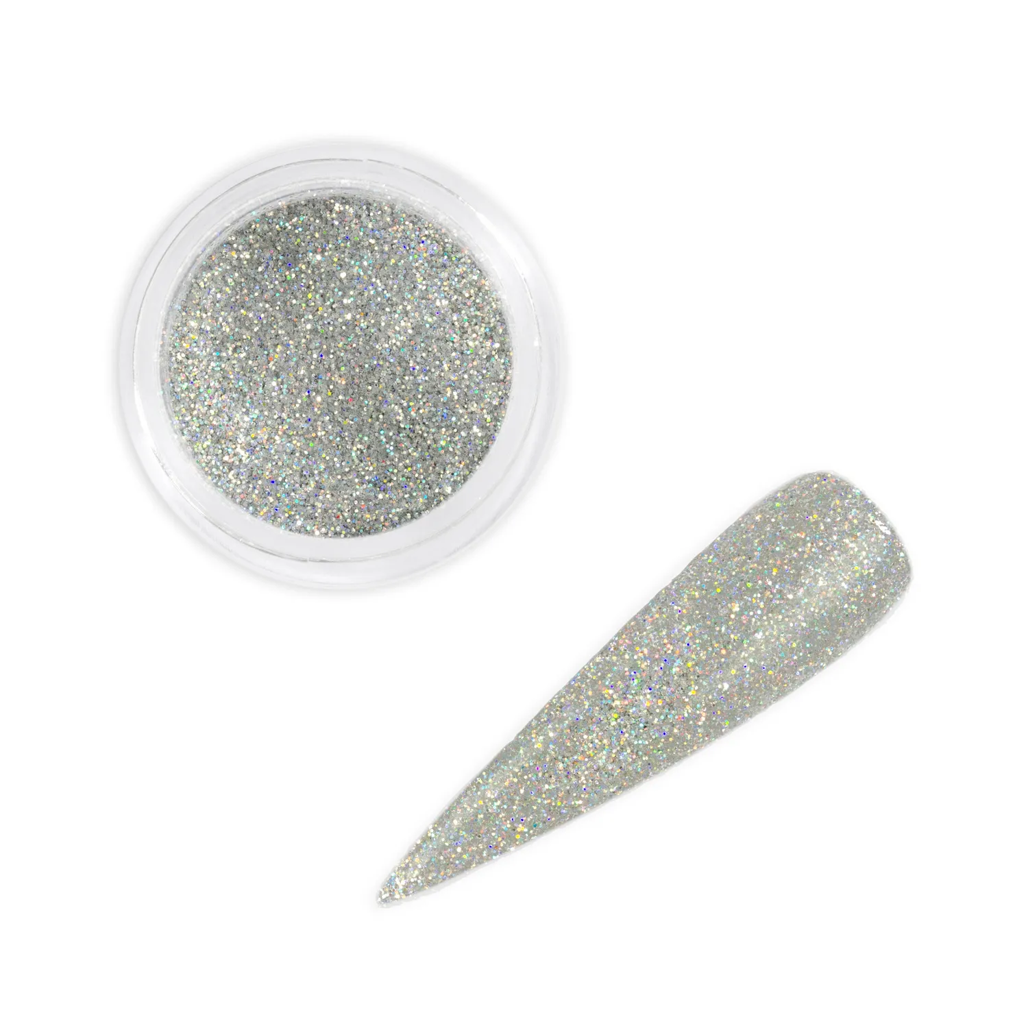 Iz Beauty Diamond glitter 6g silver holografiskt